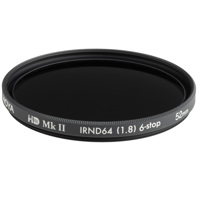 Hoya 52mm HD MKII IRND 64 Neutral Density 1.8 6-Stop Filter