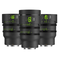 NiSi ATHENA PRIME Cine Add-On 3-Lens Kit without Filter Holder, Sony E