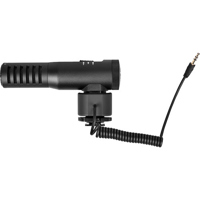 Mini On-Camera Directional Shotgun Mic (Black) (CoMica) - Ikan