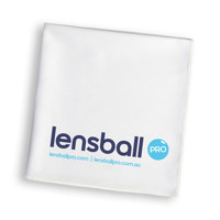 <b>New Arrival</b> - Lensball 11.8x11.8" XL Microfiber Cleaning Cloth, White