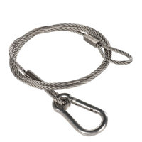 Ikan 23.5" Safety Cable Wire w Picture
