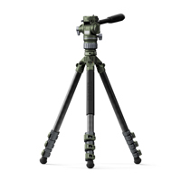 Tilta VT05 4-Section Carbon Fiber Travel Tripod with Video Fluid Head