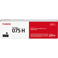 Canon 075 Toner Cartridge for Color imageCLASS MF660C & LBP640C Series Printers Black High Capacity