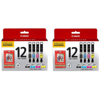 Canon 2x CLI-251 12 Ink Combo  Picture