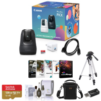 Canon PowerShot PICK 11.7MP Full HD 3x Zoom PTZ Camera, Black w/ Basic Acc. Kit