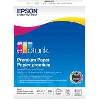 Epson 8.5x11" EcoTank Premium Bright White Paper, 500 Sheets