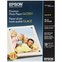Epson Premium Glossy Photo Paper (8.5x11"), 25 Sheets