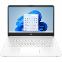 <b>New Arrival</b> - HP 14-dq3120nr 14" HD Laptop, Celeron N4500, 4GB, 64GB eMMC, W11H S,White-Refurb