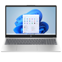 HP 15-fd1225nr 15.6" FHD Laptop, Core 3 100U, 12GB, 512GB SSD,W11H,Silver-Refurb