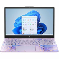 <b>New Arrival</b> - HP 15-fd0123ds 15.6" HD Touch Laptop, N150, 4GB,128GB UFS,W11H S,Lavender-Refurb