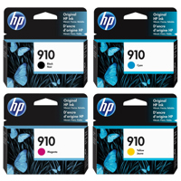 HP 910 Original 4-Color Ink Ca Picture
