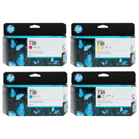 HP 738 130ml Black/Cyan/Magent Picture