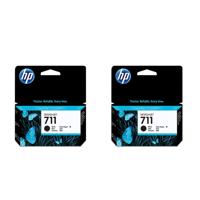 HP 2 Pack 711 38-ml Black Ink  Picture