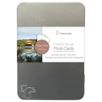 Hahnemuhle Sugar Cane FineArt InkJet Photo Cards, 300gsm, 4x6", White, 30 Sheets
