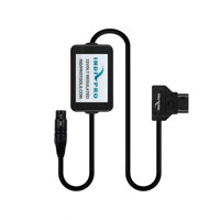Indipro 12V P-Tap Converter with 32" 4Pin XLR Cable for Panasonic YAGH Interface