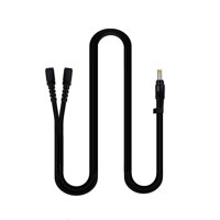 IndiPRO 2.5mm Male to Dual 2.5mm Female Connector Cable, Non-Regulated, 10"