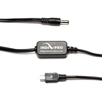 IndiPRO 24" 2.5mm to 5 VDC Regulated Mini USB Cable for Power Pod Systems