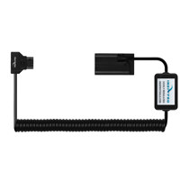 IndiPRO Coiled D-Tap to Sony L-Series Type Dummy Battery