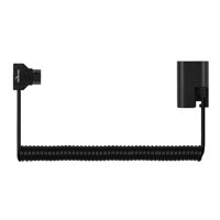 IndiPRO D-Tap to LP-E6 Coiled Dummy Battery Cable for Canon R5 C Cameras