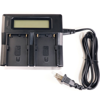 IndiPRO Dual Charger with LCD Screen for Sony BP-U Series Batteries