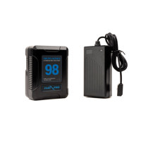 Indipro Micro-Series 98Wh V-Mount Li-Ion Battery & D-Tap Pro Battery Charger Kit