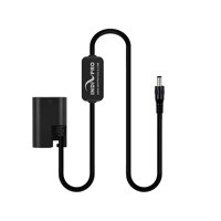 IndiPRO 24" 2.5mm DC Power Cable to Canon LP-E6 Type Dummy Battery Connector