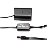 IndiPRO 2.5mm DC Power Cable to Regulated GH4/GH3 Dummy Battery Connector