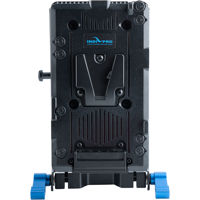 IndiPRO V-Mount Battery Plate with 3x D-Tap Outputs and 15mm Rod Clamp