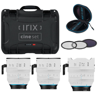 IRIX Cine Entry 21mm, 30mm and 45mm T1.5 3-Lens Kit for Sony E, White