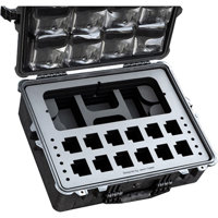 Jason Cases Hard Case with Laser-Cut Foam for Motorola CP200 12-Radio & Charger