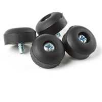 Dunlop Wah Rubber Feet Set wit Picture
