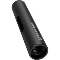 Kondor Blue 3" PPSh 15mm Threaded Aluminum Rod, Raven Black