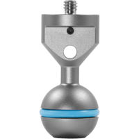 Kondor Blue 1/4"-20 Ball Head for Magic Arms, Gray