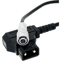 Kondor Blue 48" D-Tap Male to 2-Pin Power Cable for BMPCC 4K/6K Pro Camera,Black