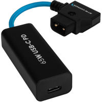 Kondor Blue 6" D-Tap to Female USB-C PD 2-Way Battery Charging Power Cable