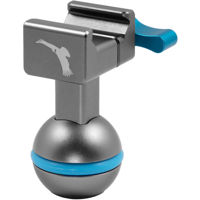 Kondor Blue NATO Clamp to Ball Head for Magic Arms, Space Gray