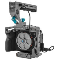 Kondor Blue Full Camera Cage with Trigger Top Handle for Sony A1/A7, Space Gray