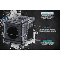 Kondor Blue Camera Cage for RED V-RAPTOR, Raven Black