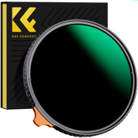 K&F Concept 49mm Nano-Xcel Series ND3-1000 1.5-10 Stop Multi-Coated VND Filter