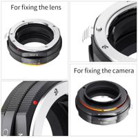 K&F Concept M22105 Minolta A/Sony A Lenses to Sony E NEX/Alpha Lens Adapter Ring