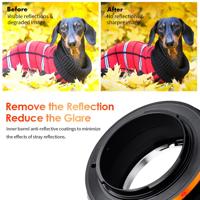 K&F Concept M15115 Minolta MD/MC Lenses to Fujifilm X Lens Adapter Ring