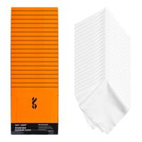 K&F Concept 15x15cm Microfiber Cleaning Cloth Kit, White, 20-Pack