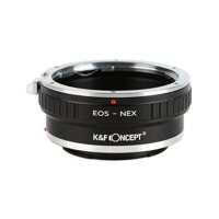 K&F Concept High Precision Lens Adapter Mount,EOS-NEX with Tripod Connector