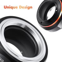 K&F Concept KF M10125 High-precision Lens Adapter Ring, Matte Paint/Orange Oxide