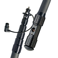 <b>New Arrival</b> - K-Tek KP14VCCR Mighty Boom 14' Graphite Boompole, XLR RA Connector,XLR Side Exit