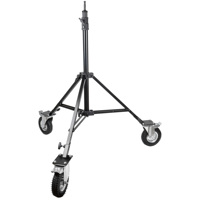 Kupo 2-Section Steadicam Stand with 8" Pneumatic Wheel Set, Black
