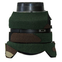 LensCoat Lens Cover for Nikon 14mm f/2.8D ED AF Lens, Forest Green Camo