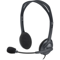 Logitech H111 Stereo Headset w Picture