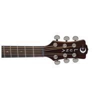 Luna Gypsy Quilt Ash Acoustic Electric Guitar with Preamp, Gloss Natural