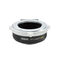 Metabones Contax Yashica CY Lens to L-Mount Camera T CINE Adapter, Black Matte